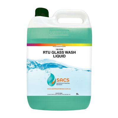 Ready-to-use Glass Wash Liquid 5 litres