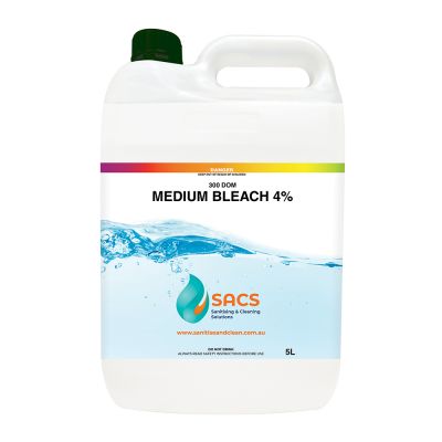 Medium Bleach 4% in 5 Litres