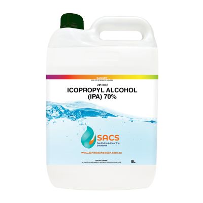 Isopropyl Alcohol (IPA) 70% in 5 Litres